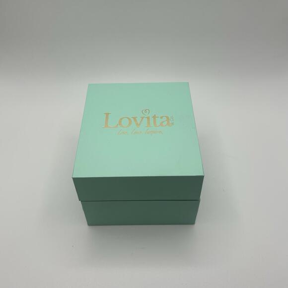 Lovita & Co. Layered Crystal Cuff Rose Gold-Color (One Size) Stretchy Bracelet - Picture 3 of 4